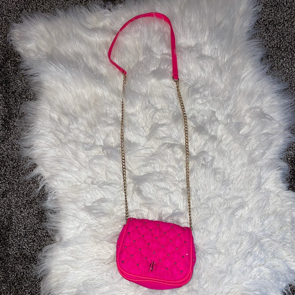 Juicy Couture pink studded purse.